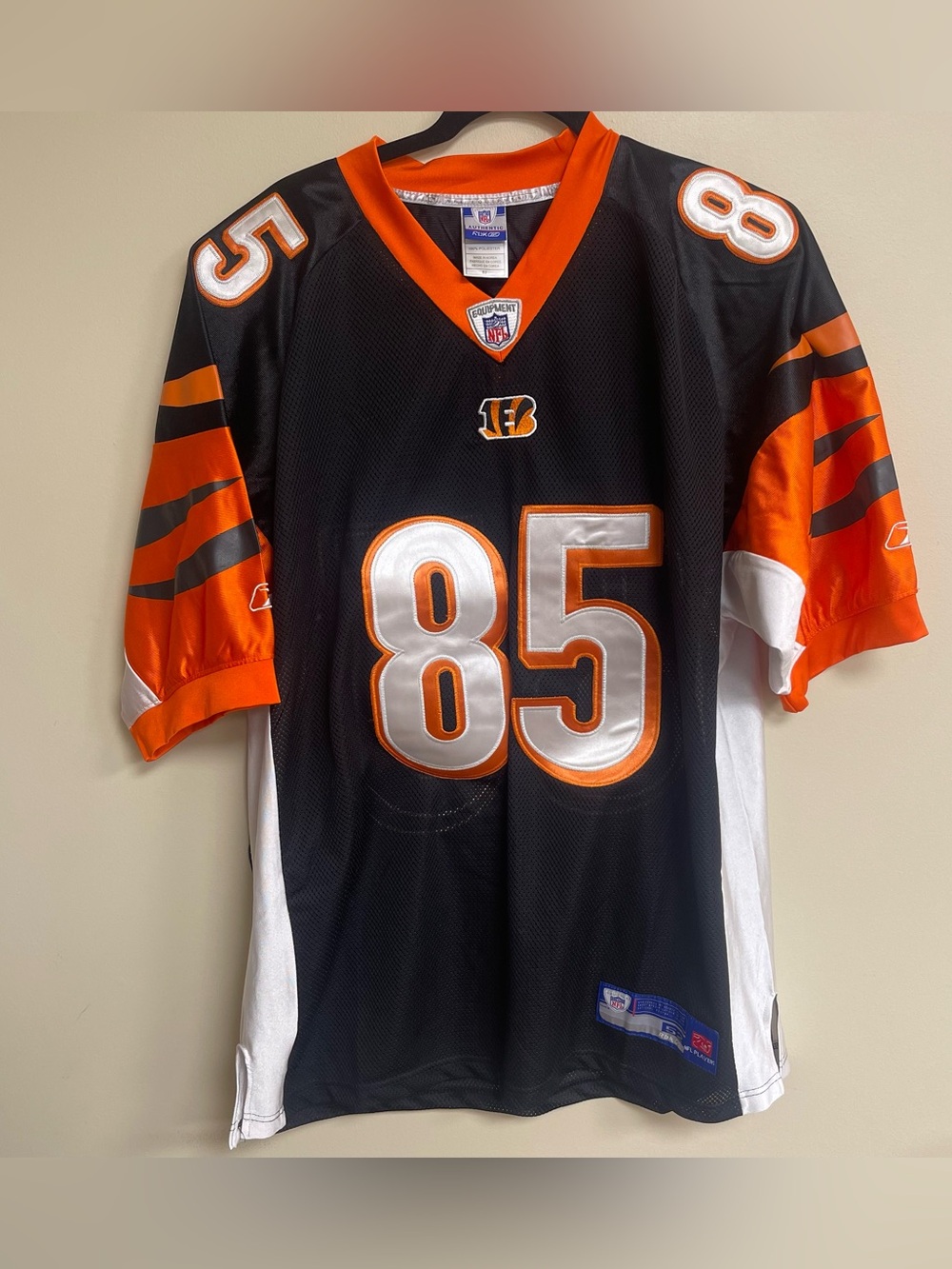 Reebok Chad Ochocinco Johnson Cincinnati Bengals NFL Stitched Jersey Size 52
